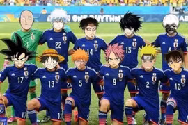 Ảnh chế bóng đá: Thắng Đức, toàn bộ cầu thủ Nhật hóa Anime
