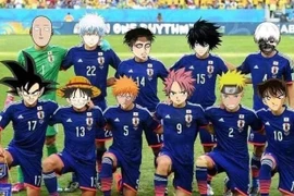 Ảnh chế bóng đá: Thắng Đức, toàn bộ cầu thủ Nhật hóa Anime