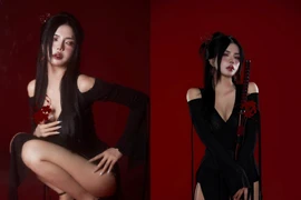 Gái xinh Mai Dora xuất hiện với thiết kế cắt xẻ táo bạo