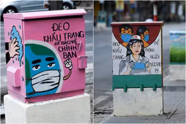 Bốt điện Hà Nội bất ngờ tôn vinh "chiến sĩ tuyến đầu chống dịch"