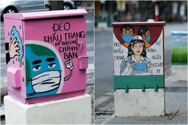 Bốt điện Hà Nội bất ngờ tôn vinh "chiến sĩ tuyến đầu chống dịch"