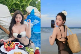 Hot girl Tammy Phạm diện đồ bó sát, khoe vòng 1 ngắm là mê