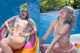Ciin diện bikini nóng bỏng chào hè, fan nhận không ra