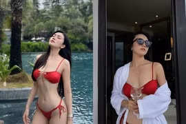 Hot girl phòng gym Biên Hòa chăm chỉ khoe body bằng outfit táo bạo