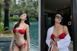 Hot girl phòng gym Biên Hòa chăm chỉ khoe body bằng outfit táo bạo