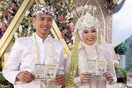 Ngắm hôn lễ chuẩn truyền thống Indonesia của Đạt Villa và bạn gái