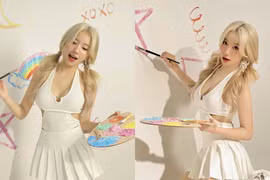 Khoe vòng 1 "ná thở", hot girl lấy chồng thiếu gia gây chú ý