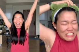 TikToker bán nội y lại xuất hiện với bộ lông nách gây tranh cãi