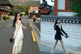 Rich kid Jolie Nguyễn xuất hiện tại Hàn Quốc, nhan sắc cực đỉnh