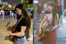 Cô gái Úc hát "See Tình" ở phố đi bộ gây sốt bởi nhan sắc