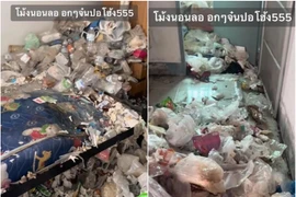 Nữ khách trả phòng trọ, chủ nhà nhìn những thứ để lại ngã ngửa