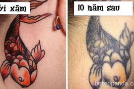 Cười đau bụng với loạt hình xăm bị phai màu, biến dạng sau nhiều năm