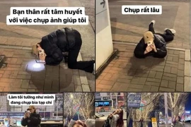 Nhờ bạn thân chụp ảnh, cô gái liền xem xét lại tình nghĩa