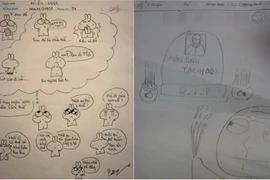 Không làm được bài, thí sinh kỳ thi THPT “hành hạ” giấy nháp ra sao?