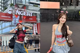 Dàn gái xinh lên đồ cực "chặt chém" đi đu idol concert "Anh Trai" 