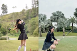 Chăm chơi môn "thể thao nhà giàu", Mai Ngọc ngày càng nóng bỏng