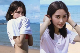 Vén áo khoe vòng eo, gái xinh làng streamer khiến netizen "dừng hình"