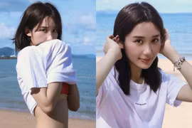 Vén áo khoe vòng eo, gái xinh làng streamer khiến netizen "dừng hình"