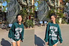 Hàn Hằng lộ mặt mộc xuống phố, xinh đến mức nào?