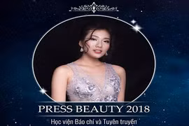 Nữ sinh nhỏ tuổi nhất đăng quang hoa khôi trường Báo