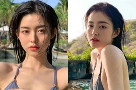 "Nữ thần tắm suối" Trung Quốc sở hữu ánh mắt "nuốt trọn con tim"