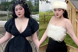 Cô béo Kiên Giang tự tin khoe đường cong nảy nở
