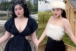 Cô béo Kiên Giang tự tin khoe đường cong nảy nở