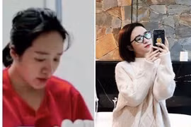 Hiếm hoi xuất hiện sau sinh, vợ Lương Xuân Trường nhìn lạ lắm