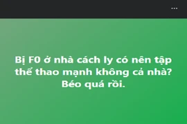 Netizen bàn luận: “Bị F0 có nên tập luyện thể thao mạnh không?”