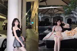 Hot girl bi-a Lê Tuyết Anh khoe body khiến fan nam xin luỵ