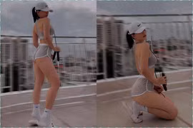 Nữ gymer Vũng Tàu diện đồ tập cũn cỡn gây tranh cãi