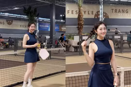 Nữ tiếp viên trưởng của Vietnam Airlines gia nhập pickleball