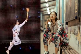 Soi sắc vóc nữ VĐV bay lên đốt đuốc khai mạc SEA Games 32