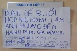 Cười ra nước mắt với loạt ảnh họp phụ huynh có 1-0-2 trên MXH