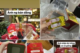 Giỏ quà Tết ngoài xịn trong ''fake'' khiến gia chủ khóc thét