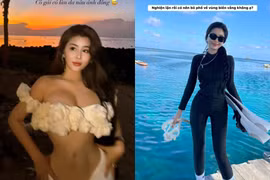 “Hot girl áo dài” Sài thành “nghiện biển”, ảnh check in bạt ngàn