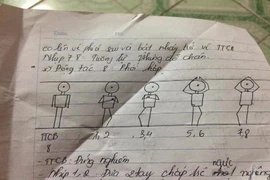 Chép phạt Thể dục bằng tranh vẽ: Cơn ác mộng mới của học sinh