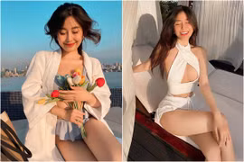 Hot girl Sài thành khoe body cực cháy, netizen soi điểm lạ trên mặt