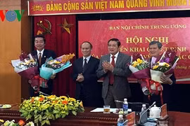 Trao quyết định bổ nhiệm 2 Phó Trưởng Ban Nội chính Trung ương