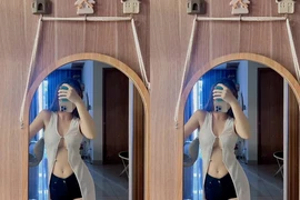 Mai Linh Zuto khoe ảnh trước gương hờ hững gây chú ý