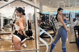 Gái xinh Hàn Quốc "hô biến" vòng 3 thành trái đào ngắm cực mê