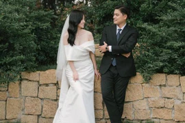 Cưới lần đầu, "single mom" Ly Kute gây chú ý với chiếc váy