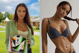 Nữ phóng viên thể thao gây sốt tại EURO 2024 nhờ body "cực cháy"