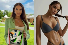Nữ phóng viên thể thao gây sốt tại EURO 2024 nhờ body "cực cháy"