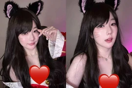 Nữ BLV Liên Minh Huyền Thoại cosplay thành Ahri "cực mượt"