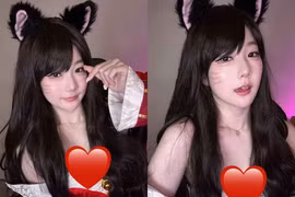 Nữ BLV Liên Minh Huyền Thoại cosplay thành Ahri "cực mượt"