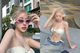 “Rosé bản Việt” khoe vòng 1 bốc lửa và sự thật đằng sau