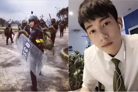 Ngoại hình tựa "nam thần" của chàng hot boy cảnh sát Huế