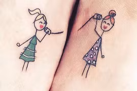 Thêm hình xăm cực đáng yêu dành cho các cặp đôi
