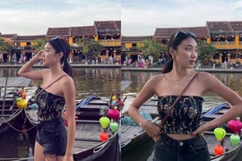 Gái xinh dạy Yoga đến Hội An khoe gu ăn mặc cực cháy